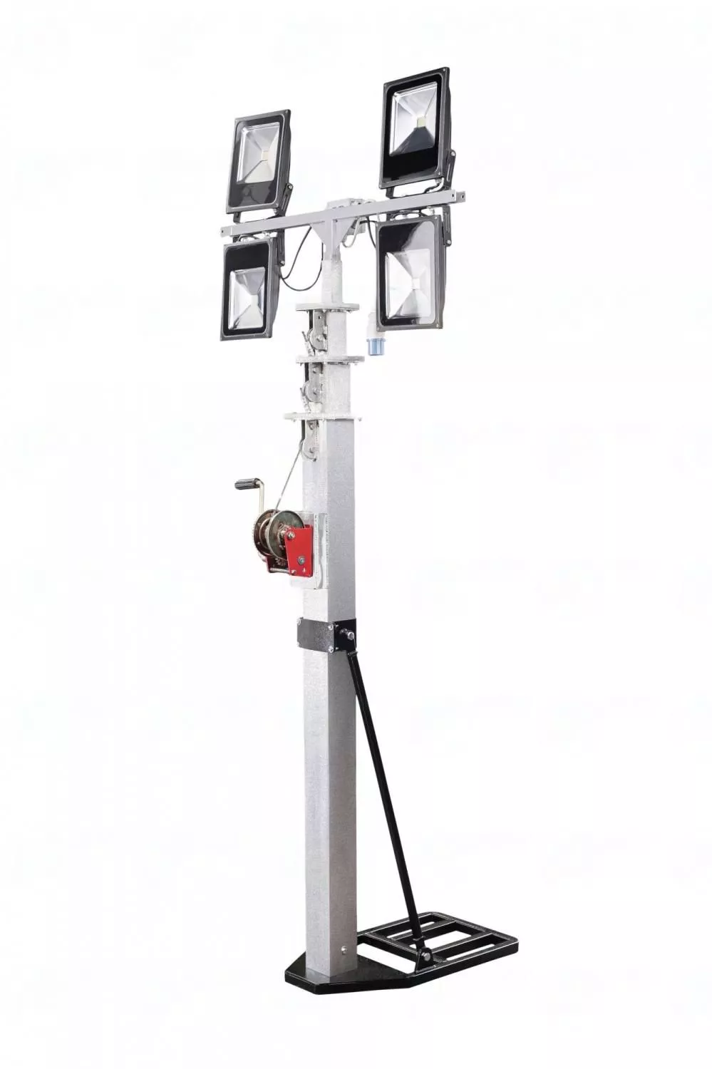 Мачта механическая телескопическая ABlight с лебёдкой ММТ