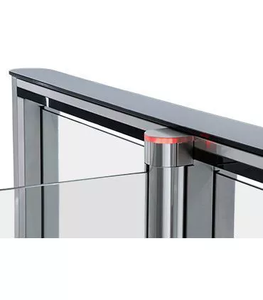 Скоростной проход PERCO ST-01 с распашными створками и встроенным картоприемником
