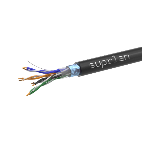 Кабель СУПР Median FTP 5e 4x2xAWG24 Cu PE Out. 305м (RUS)