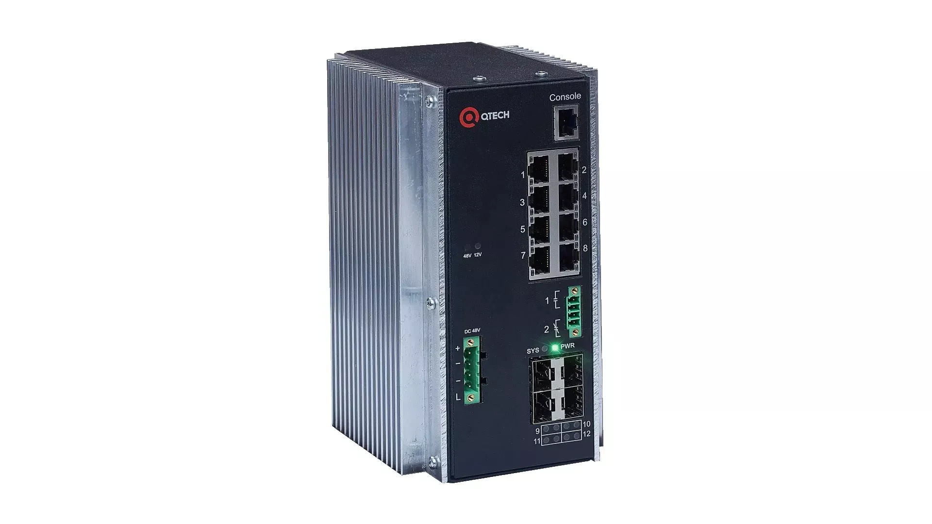 Коммутатор QTECH QSW-3310-12T-I-POE-DC